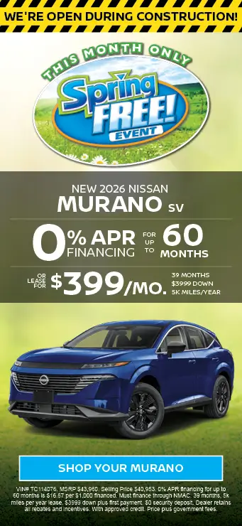 2026 Nissan Murano Spring free Event